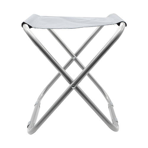 Taburete plegable sin respaldo  Gris