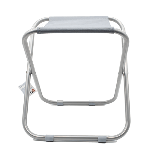Taburete plegable sin respaldo  Gris