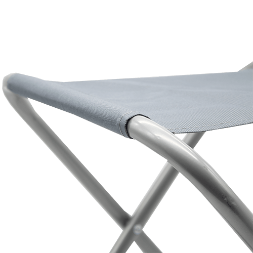 Taburete plegable sin respaldo  Gris