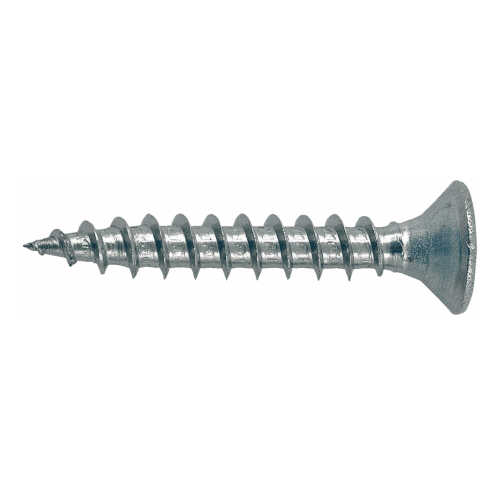 Tornillo madera aglomerado cabeza fresada acero (12 uds) 4.5x50 mm Gris