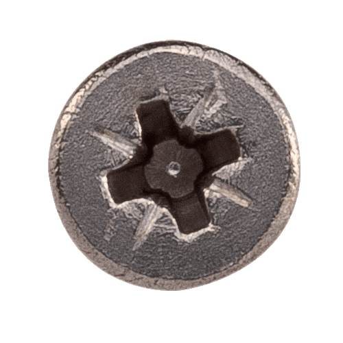 Tornillo madera aglomerado cabeza fresada acero (12 uds) 4.5x50 mm Gris