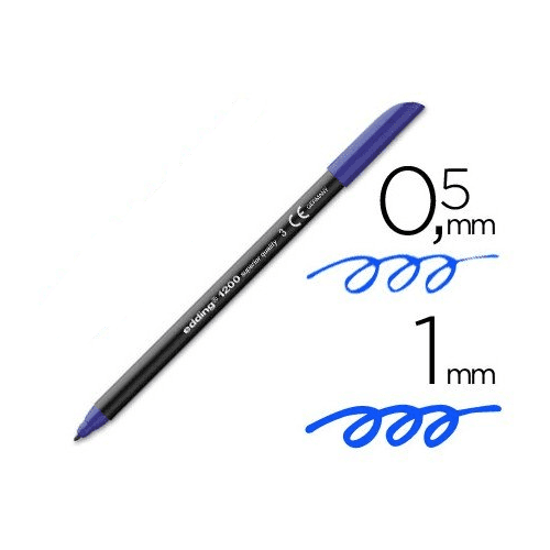 Edding 1200 Rotulador Punta Fina  Azul