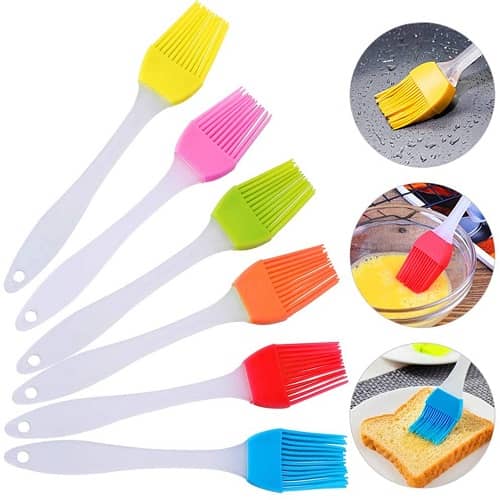 Pincel de silicona para reposteria 20 cm  Multicolor