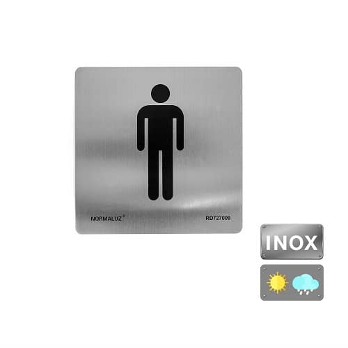 Cartel Prohibido fumar - Acero Inoxidable - NMZ (Normaluz)