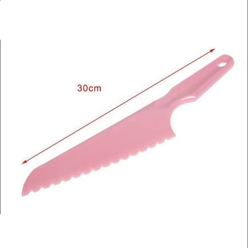 Cuchillo cocina plastico 30 cm  Multicolor
