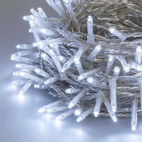 Guirnalda navidad decorativa 200 LED 10 M Blanco