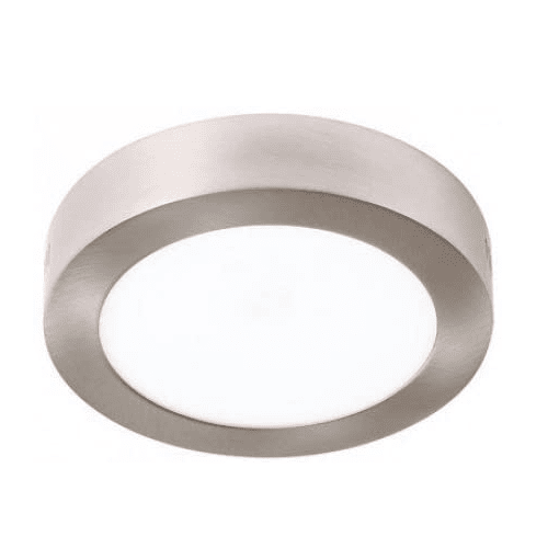 Plafon LED redondo Luz calida marco niquel    18W