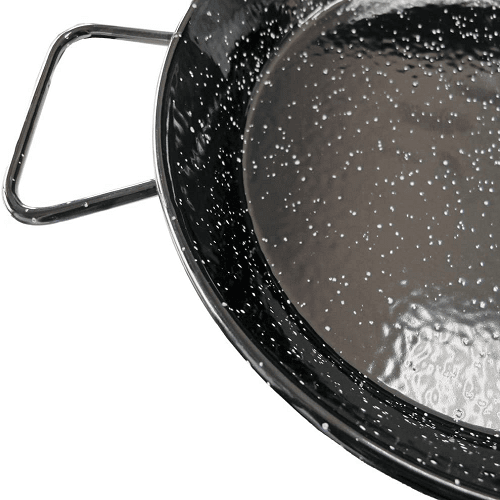 Paellera Valenciana Esmaltada 6 Personas Garcima 30 cm Negro
