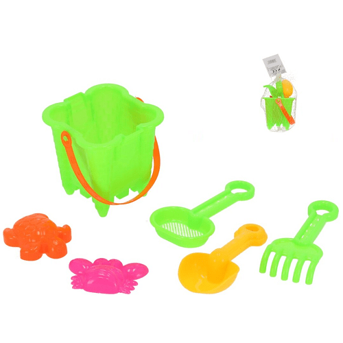 Juguetes de playa para niño modelo 3 (6 piezas)  Multicolor