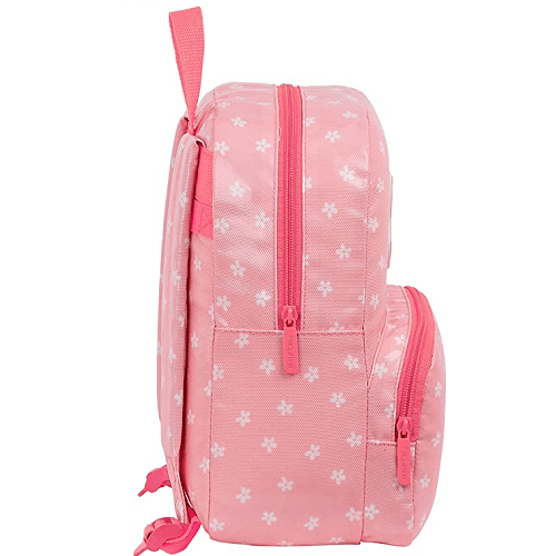 Mochila guarderia adaptable carro con bolsillo preescolar  Rosa