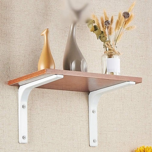 Escuadra de angulo metalica (2 uds) 100x100 mm Blanco