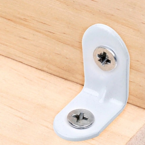 Escuadra de angulo metalica (2 uds) 50x50 mm Blanco