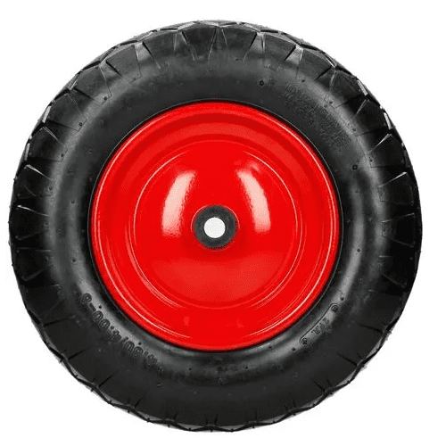 Rueda maciza de carretilla anti-pinchazos 80 Kg diametro 35  Negro