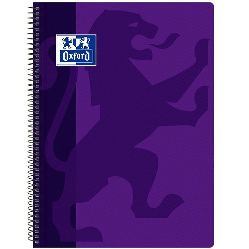 Cuaderno Oxford Classic F cuadricula 4x4 - 80 Hojas  Morado