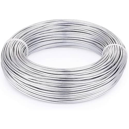 Alambre de Hierro Galvanizado Rollo 0.5 mm 100 M Gris