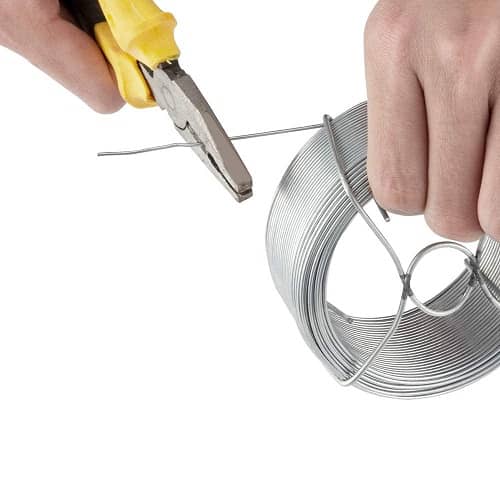 Alambre de Hierro Galvanizado Rollo 0.5 mm 100 M Gris