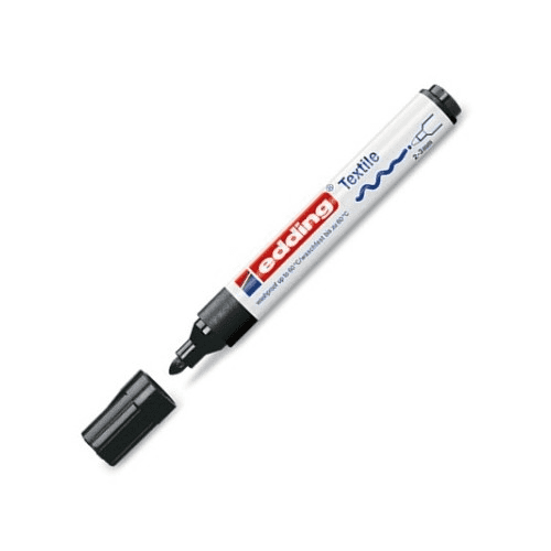 Edding 4500 Marcador para tela Punta conica  Negro