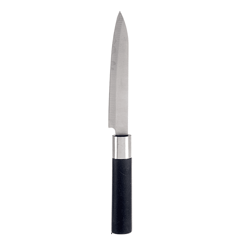 Cuchillo cocina acero inoxidable 23 cm Negro