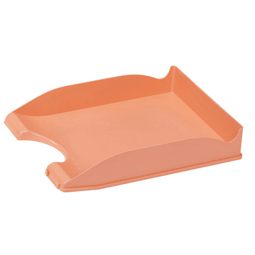 Bandeja escritorio organizador documentos plastico  Naranja