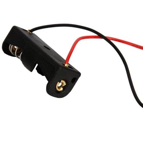 Portapilas para 1 Pila A23 8LR932 MN21 V23GA LR23 de 12V  Negro