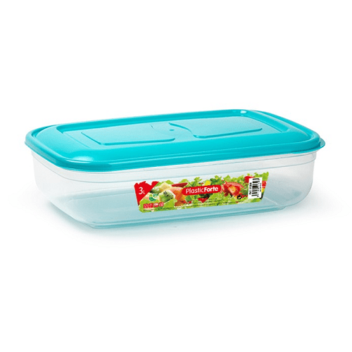 Fiambrera almacenamiento de alimento 3 Litros Multicolor