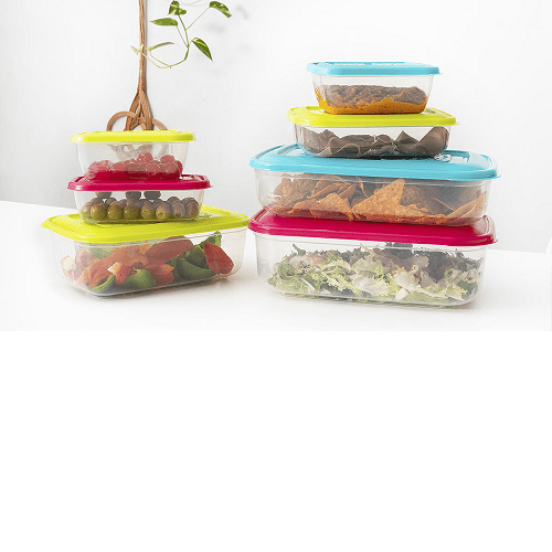 Fiambrera almacenamiento de alimento 3 Litros Multicolor