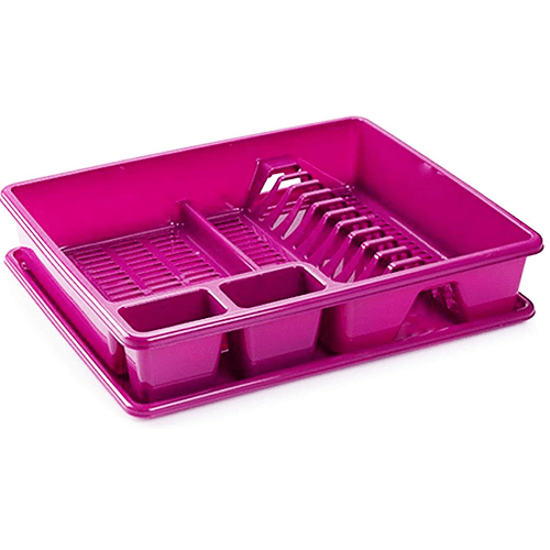 Escurreplato de plastico  Rosa