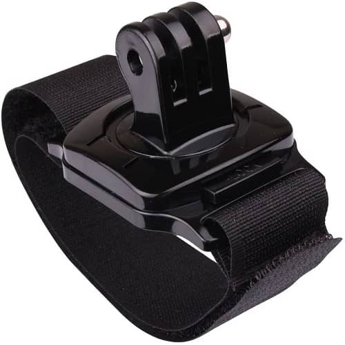Correa ajustable giratorio muñeca compatible con camara GoPr  Negro