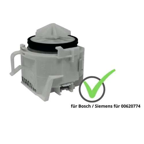 Bomba desague lavavajilla compatible con Bosch Balay Siemens  Blanco