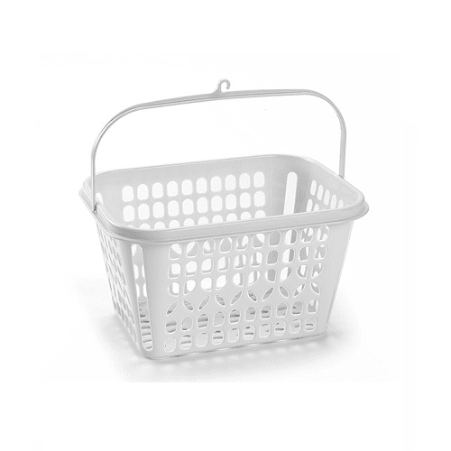 Cesta pinzas de plastico  Blanco