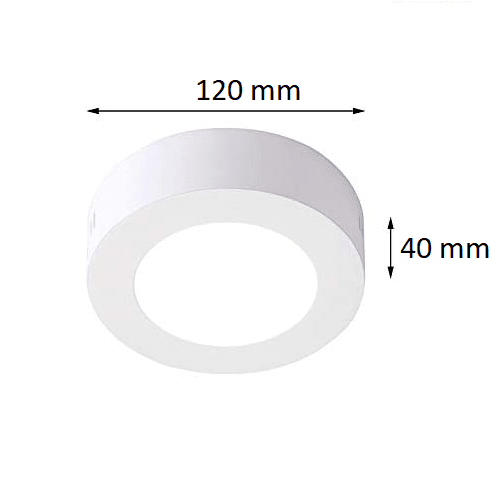 Plafon LED redondo Luz calida    7W