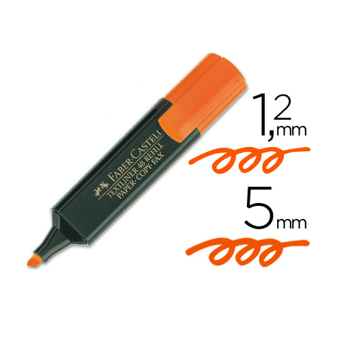 Rotulador Faber-Castell Textliner 48  Naranja