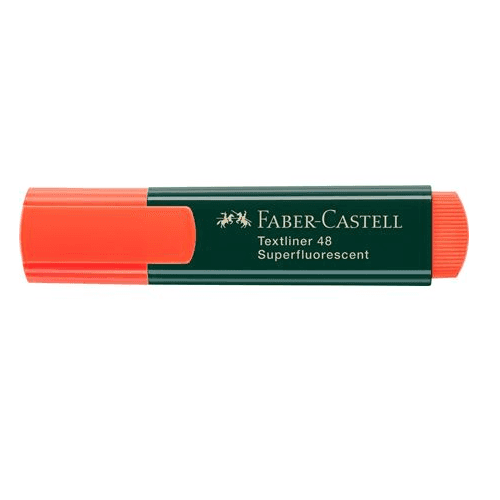 Rotulador Faber-Castell Textliner 48  Naranja