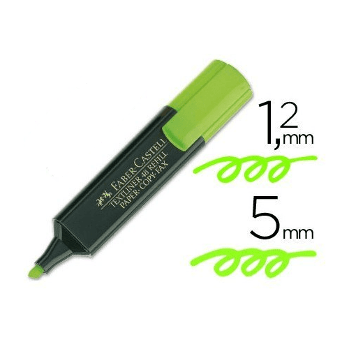 Rotulador Faber-Castell Textliner 48  Verde