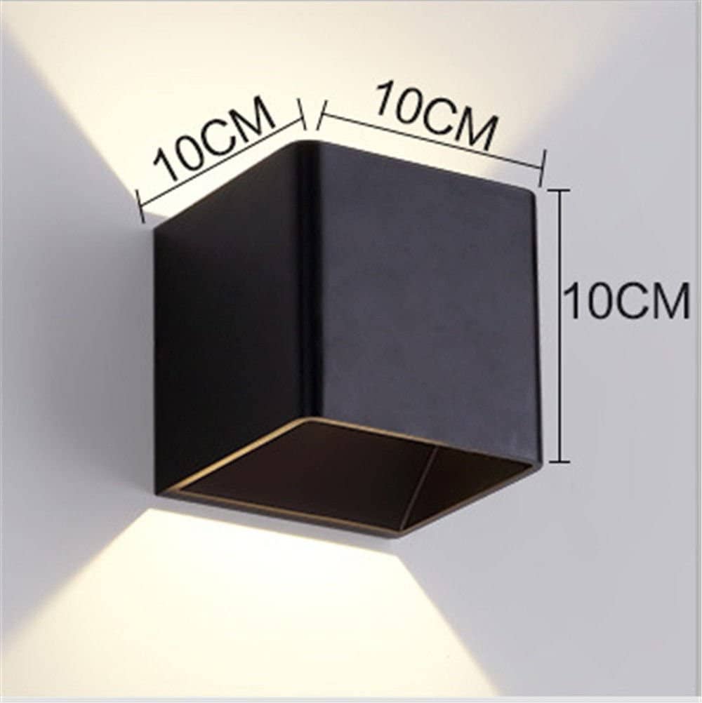 Lampara de pared aplique LED 3000K IP65  Blanco  10W