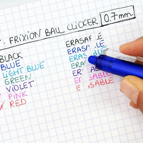 Boligrafo Borrable Pilot Frixion Clicker  Azul