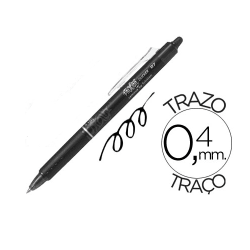 Boligrafo Borrable Pilot Frixion Clicker  Negro
