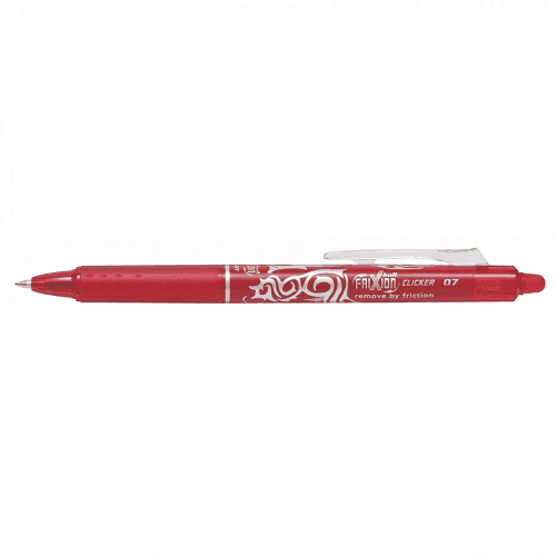 Boligrafo Borrable Pilot Frixion Clicker  Rojo