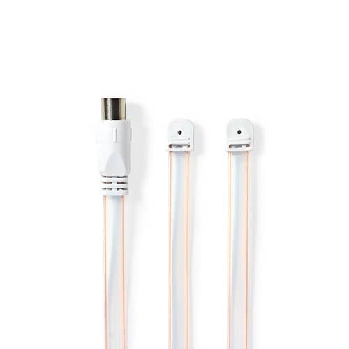 Cable antena para recepcion de emision FM 1.8 M Rosa