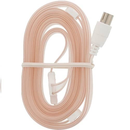 Cable antena para recepcion de emision FM 1.8 M Rosa