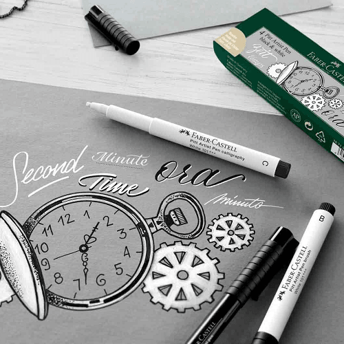 Rotulador Pitt Artist Faber Castell  Blanco