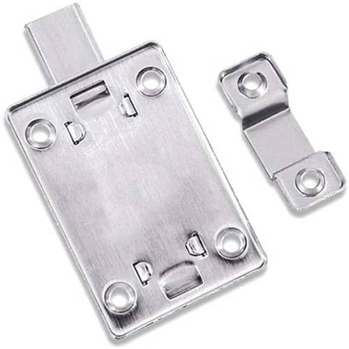 Cerradura cerrojo pestillo para puerta 75 mm Gris