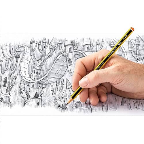Pack 10 lapices noris Staedtler N2 HB blister  Negro