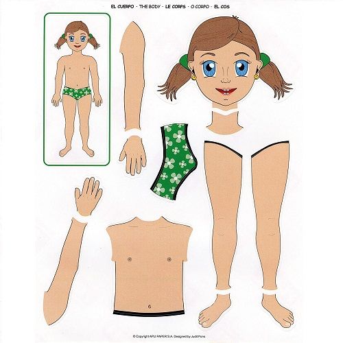 Bolsa de gomets cuerpo humano