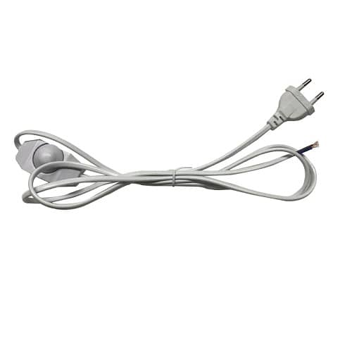Cable alimentacion con regulador intensidad tipo C 1.8 M Blanco