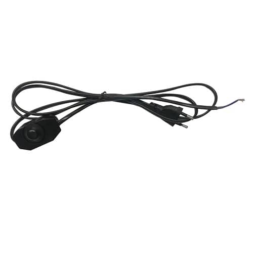 Cable alimentacion con regulador intensidad tipo C 1.8 M Negro
