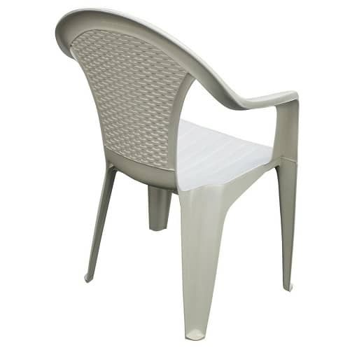 Silla plastico apilable modelo 3  Blanco