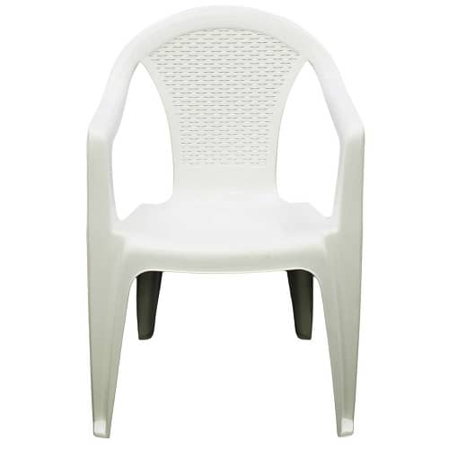 Silla plastico apilable modelo 3  Blanco
