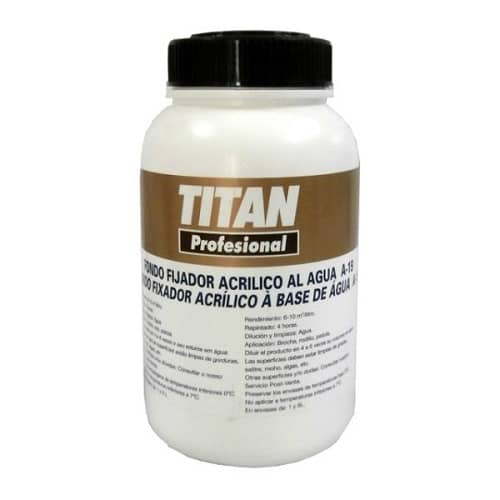 Fondo Fijador Acrilico al Agua A19 TITAN 1 Litro
