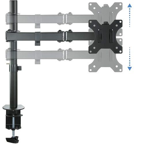 Soporte mesa giratorio inclinable 13 a 32 pulgadass  Negro